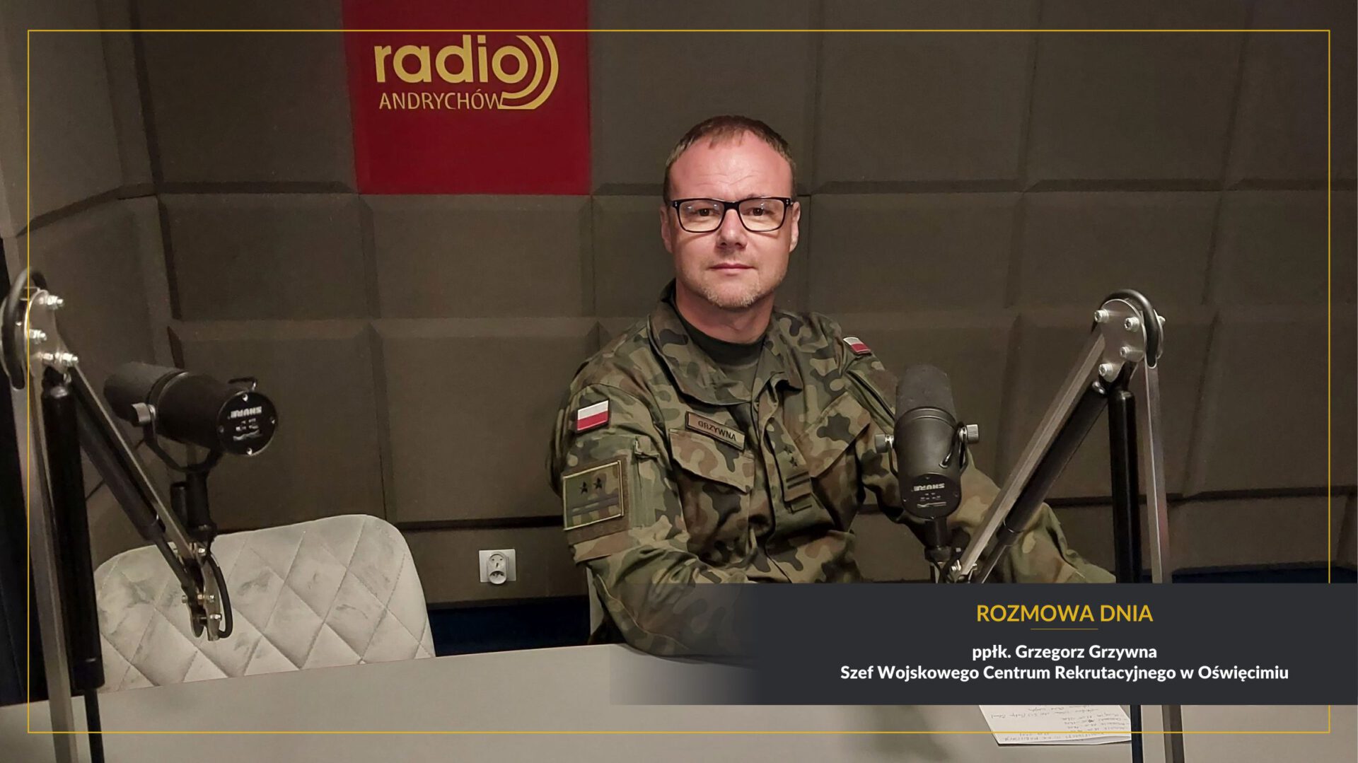 Grzegorz Grzywna - Rekrutacja do wojska - Audycja radiowa Radio Andrychów