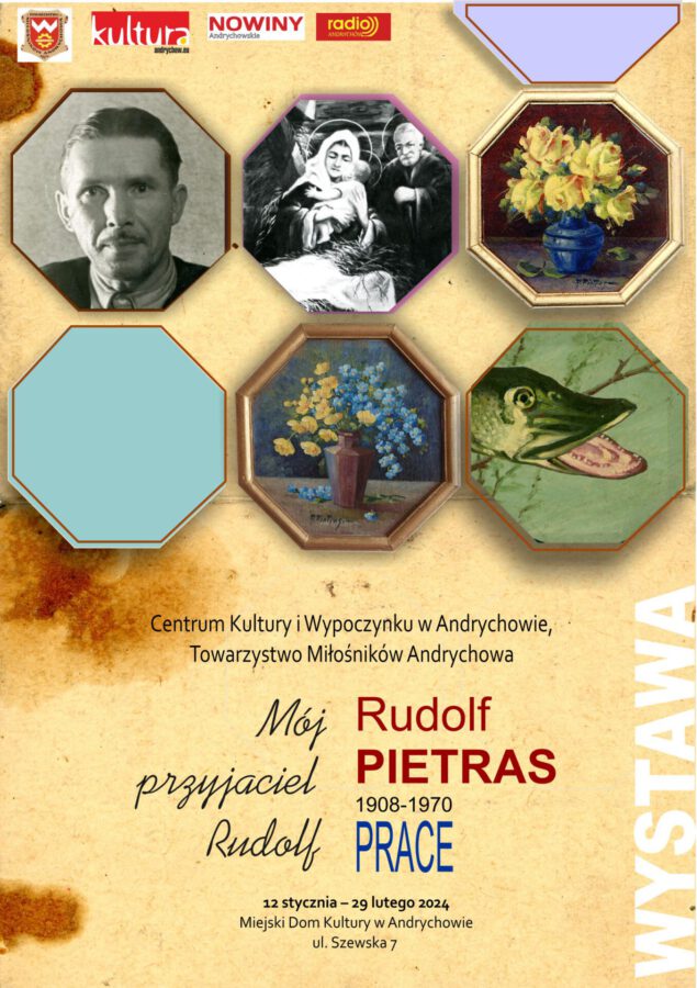 Mój przyjaciel Rudolf plakat na wystawę