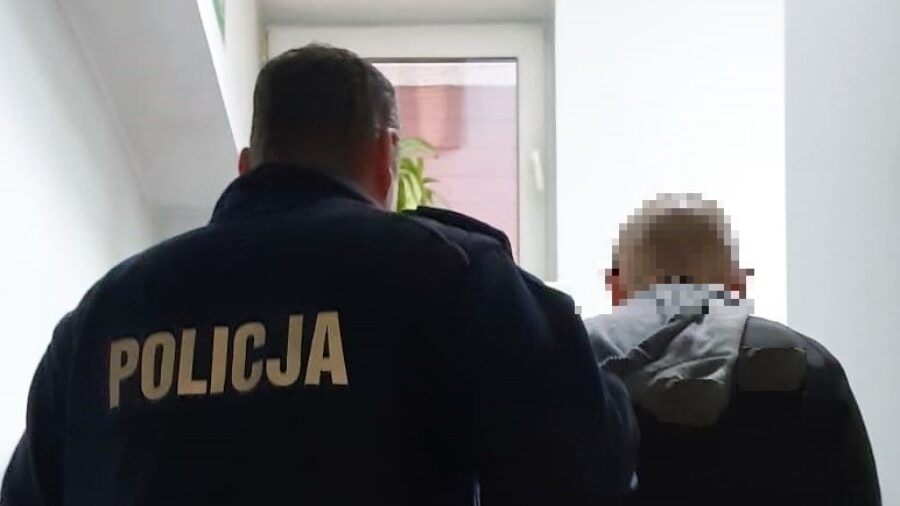 kradzież policja i przestępca KPP w Wadowicach