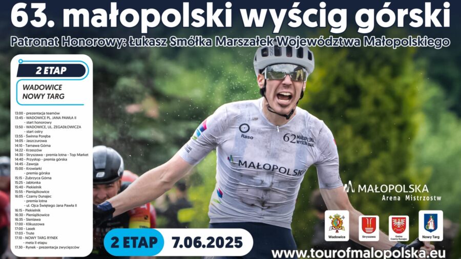 START 63. MAŁOPOLSKIEGO WYŚCIGU GÓRSKIEGO